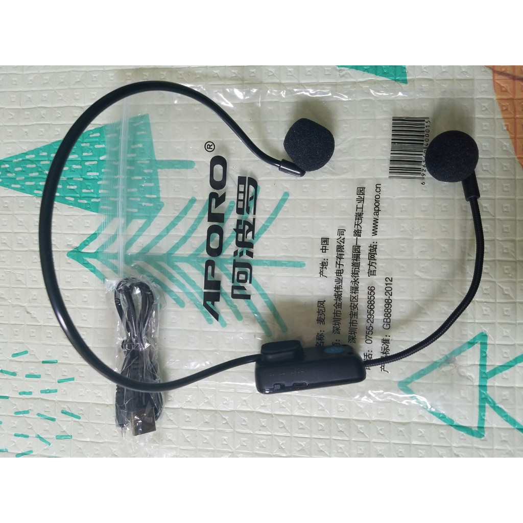 Micro không dây UHF Aporo chính hãng
