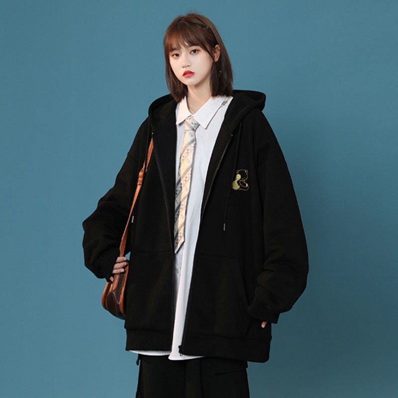 【Yuki】Áo hoodie nỉ kéo khóa in hình trước ngực full SIze | BigBuy360 - bigbuy360.vn