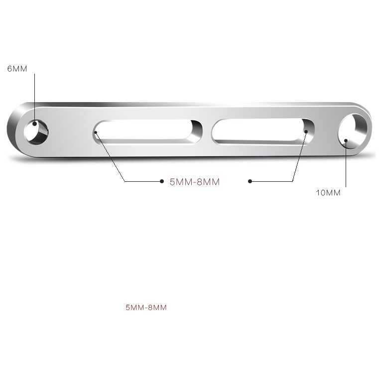 Pat lắp đèn chân gương nhôm cnc