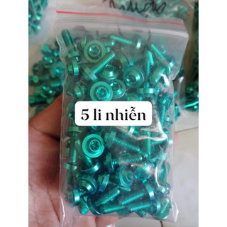 Gr5 titanmum,ốc gr5 5 li nhiễn dàn áo honda-combo 5-10-15-20 con.