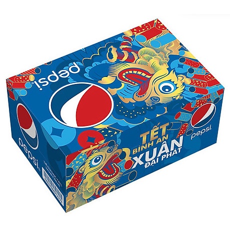 [Q.3] QUẬN 3 [HỎA TỐC] [TẾT 2022] THÙNG 24 LON NƯỚC GIẢI KHÁT CÓ GAS PEPSI PEPSI COLA 320ML/LON MỚI NHẤT MẪU XUÂN AN