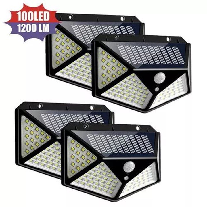 Đèn Cảm Biến Hồng Ngoại 100 Led Tự Sáng Khi Có Người Đi Qua