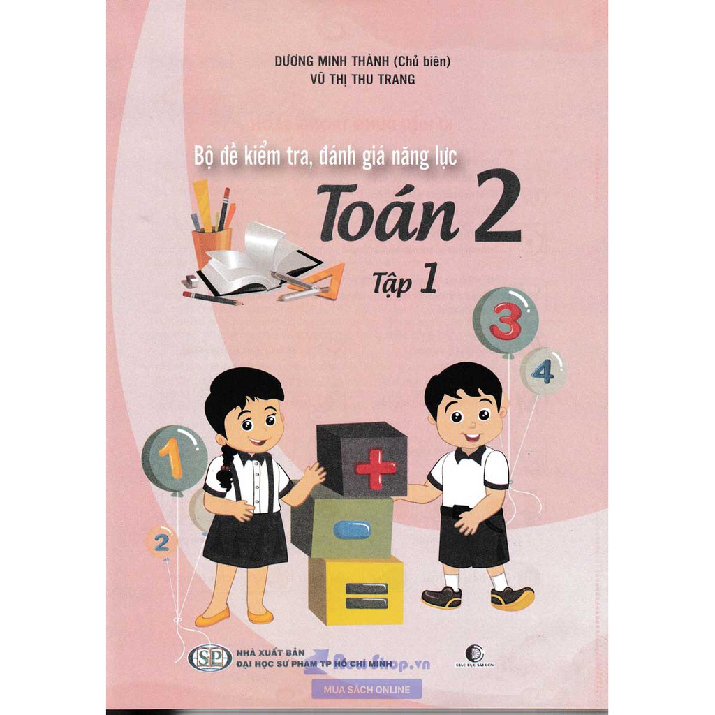 Sách - Bộ Đề Kiểm Tra, Đánh Giá Năng Lực Toán 2 Tập 1