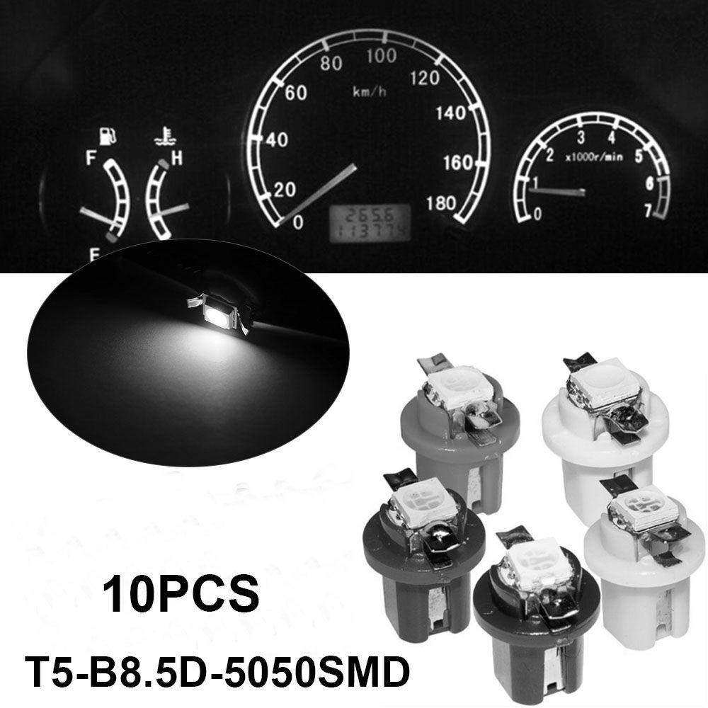 Set 10 Đèn Led T5 B8.5D 5050Led 1SMD Chống Thấm Nước Dành Cho Ô Tô