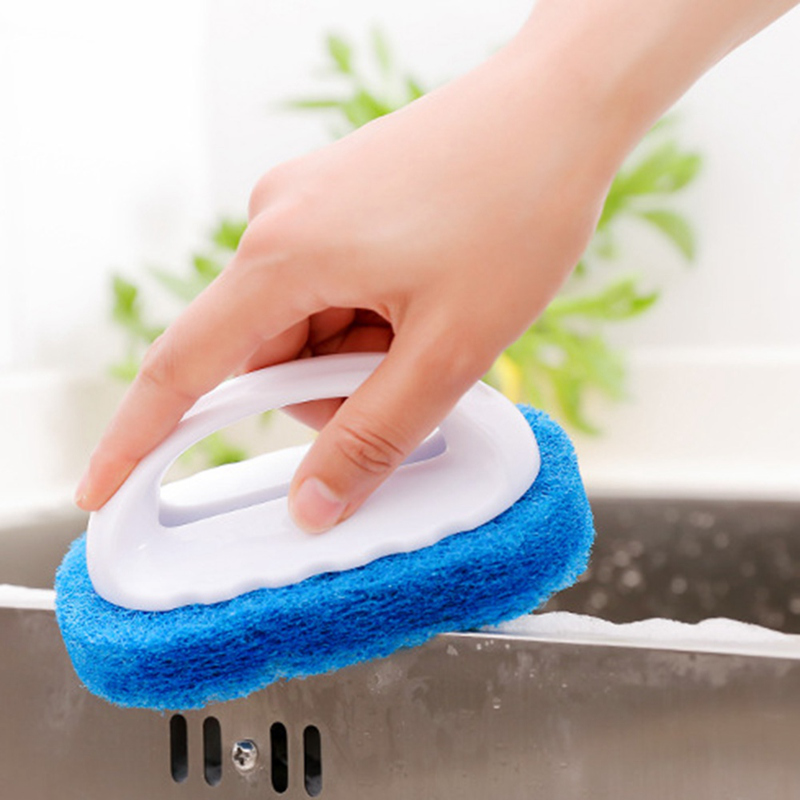 Miếng Bọt Biển Có Tay Cầm Dùng Để Chùi Rửa Nhà Bếp Thiết Kế Đa Năng Tiện Dụng