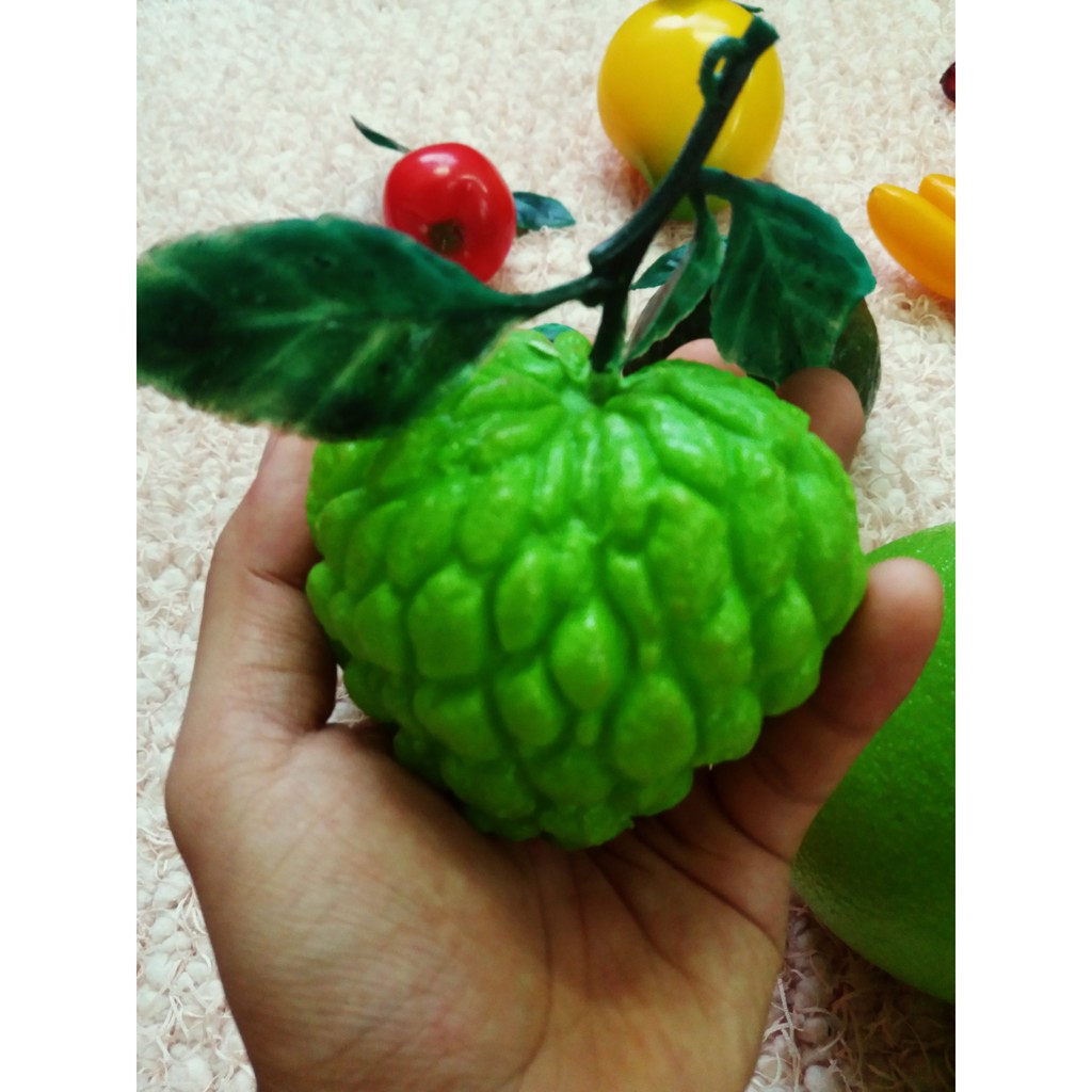 Set 20 trái cây hoa quả nhựa TO ĐẸP cho các bé mầm non - kích thước tương đương hoa quả thật