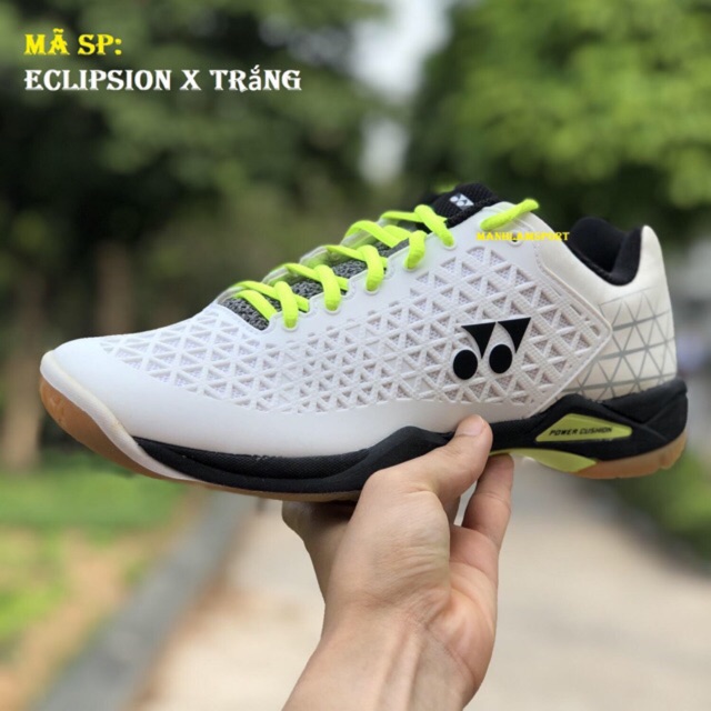 [Giày cao cấp] Giày cầu lông Yonex ECLIPSION X Trắng 👟 [ HOT HIT ]