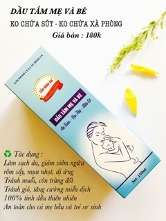Dầu Tắm Mẹ Và Bé Cầu Bình An