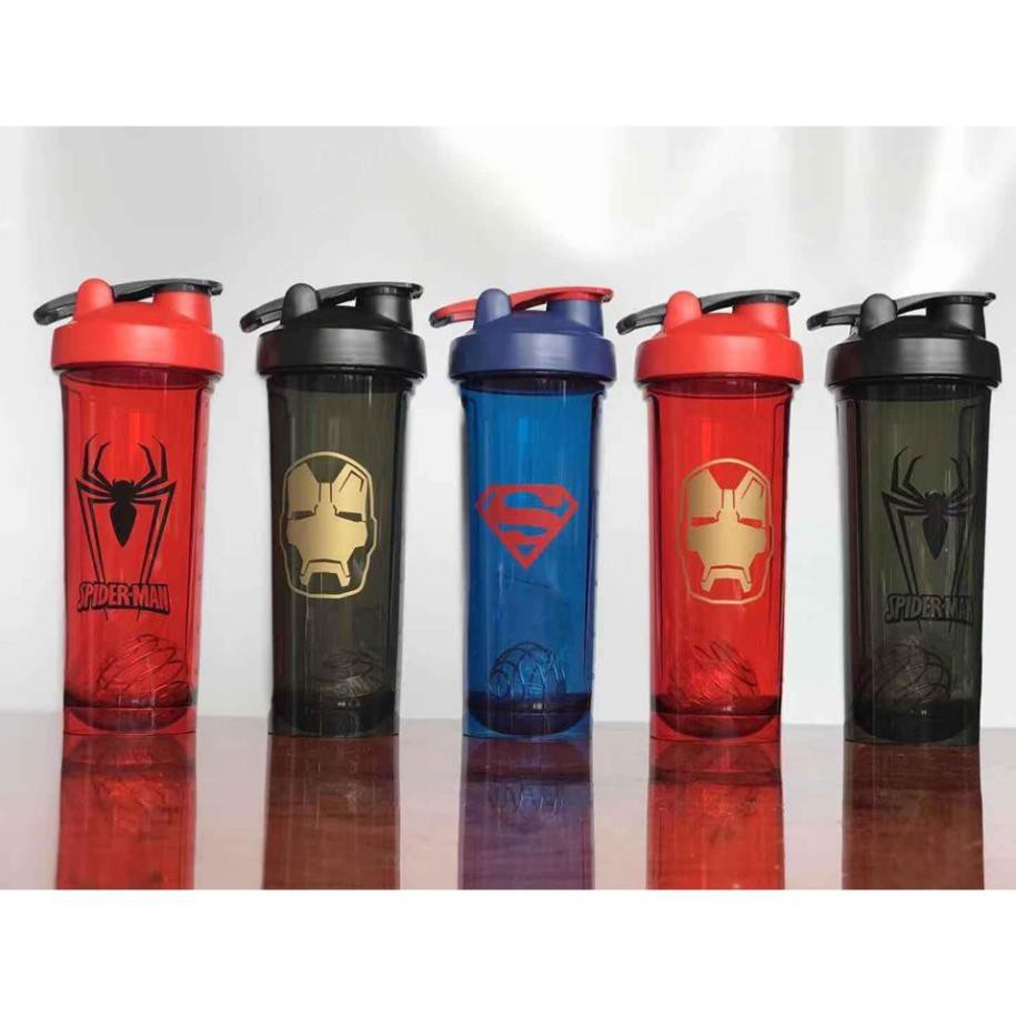 Shaker, Bình Nước Thể Thao, Dành Chạy Bộ, Tập Gym, Chơi Thể Thao DC Comic Pro (800ml)