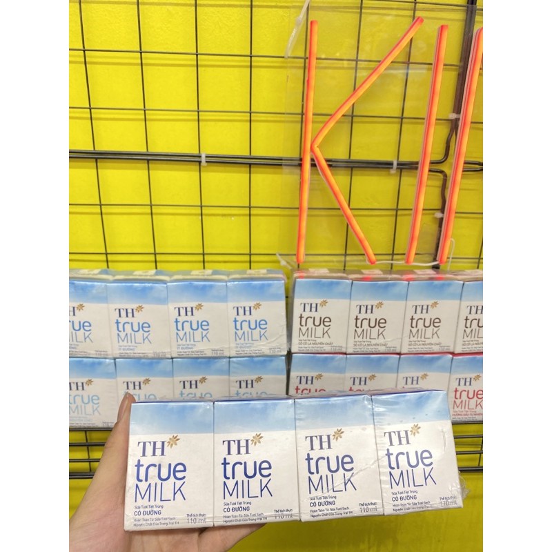 Lốc 4hộp sữa tươi tiệt trùng TH true MILK 110ml | BigBuy360 - bigbuy360.vn