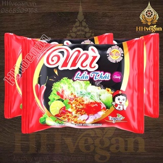 Mì lẩu thái chua cay chay âu lạc - 1 gói 62g - mì gói chay - mì không chiên khoai tây - hsd : 15 ngày