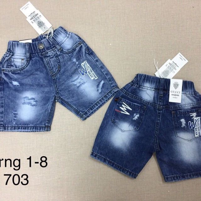 Combo 16 quần jean lửng nam