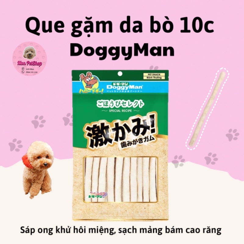 [Có sẵn] Que gặm da bò DoggyMan thơm ngon