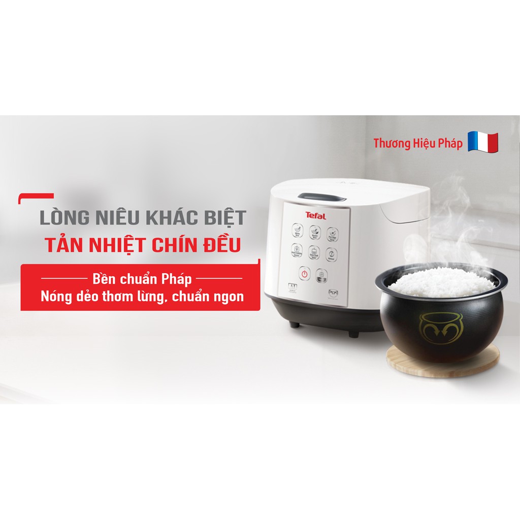 Nồi cơm điện tử Tefal RK732168 - 1.8L, 750W