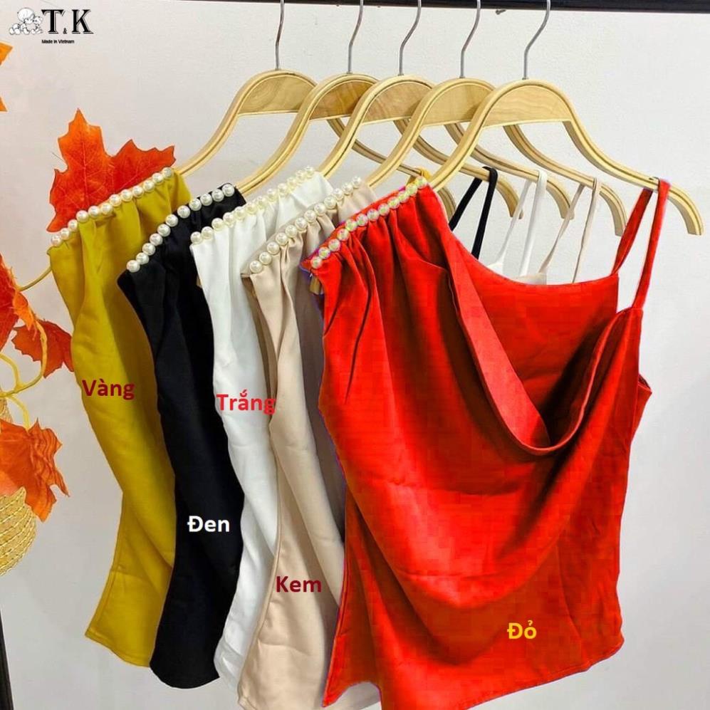 Áo thời trang siêu xinh cho bé gái, kiểu cổ đổ, vai kết hạt điệu đà - Quần áo trẻ em (210576)