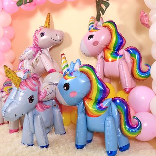 Bong Bóng Hình Kỳ Lân Hoạt Hình 3d Xinh Xắn
