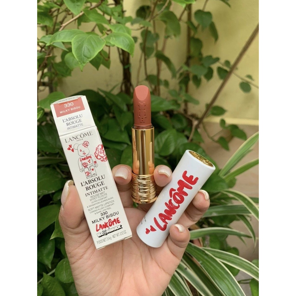 Son môi Lancome kết hợp với BE@RBICK bản limitted siêu hiếm