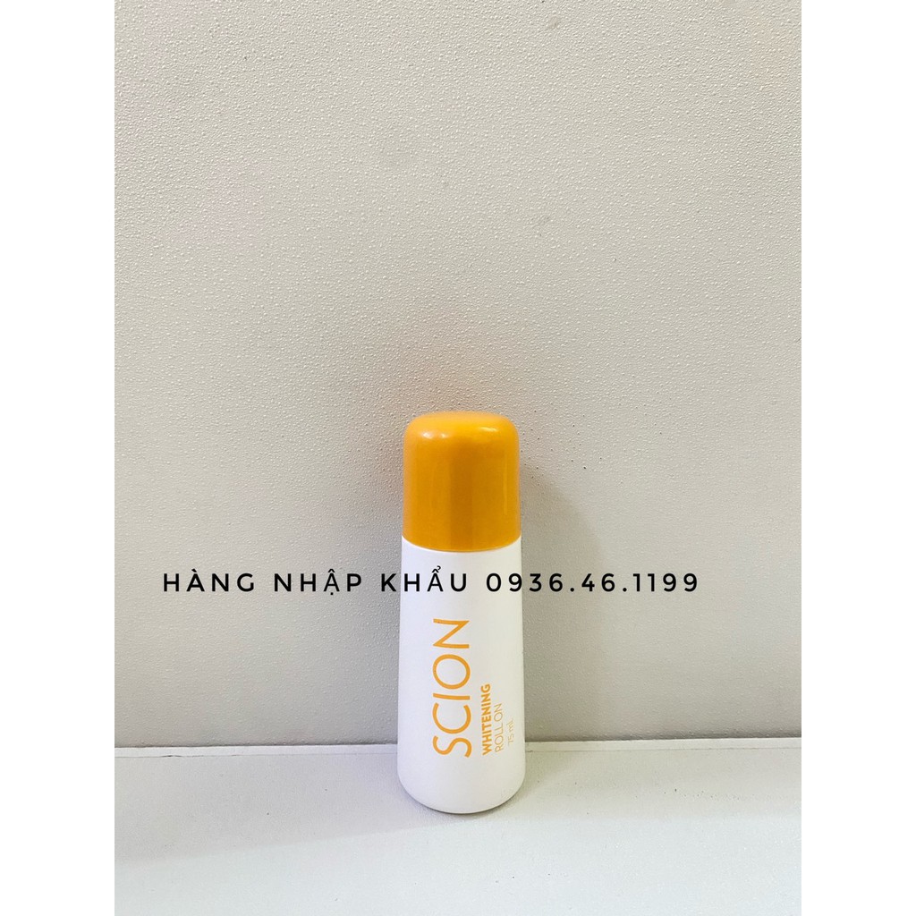 (Hàng công ty-Mẫu mới)Lăn Nách NuSkin Scion Pure White Roll khử mùi  Đặc Biệt Hôi Nách Hôi Chân --Mỹ