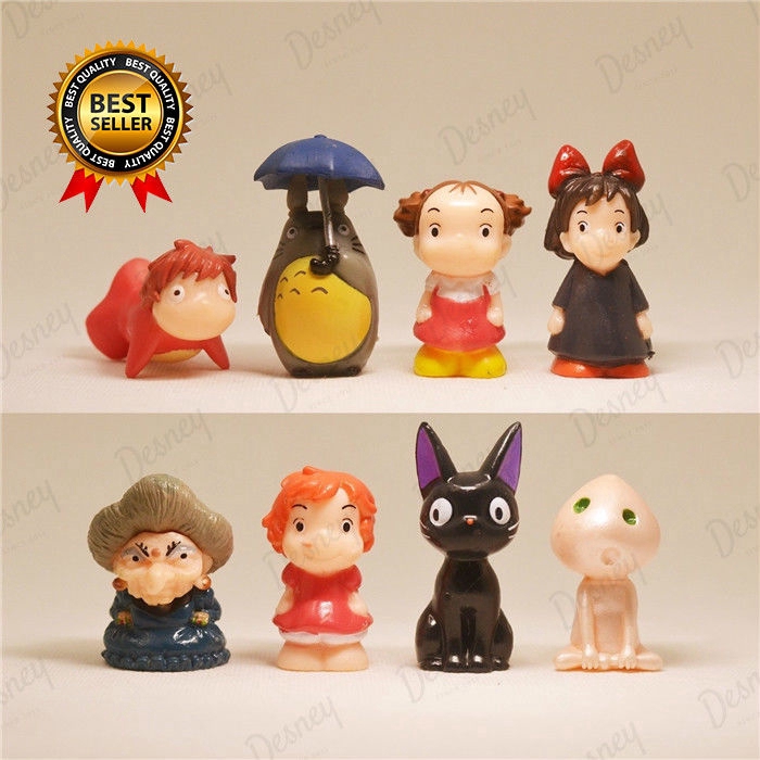 Set 8 Mô Hình Nhân Vật Phim Spirited Away Chihiro Ogino Yubaba