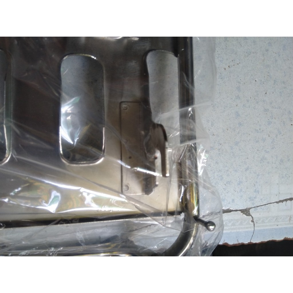 Vỉ yên sau xe máy các loại inoc dầy