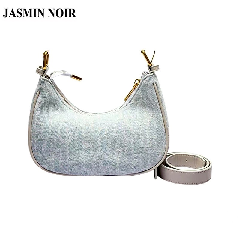 Túi Xách JASMIN NOIR Đeo Vai Vải Bạt Thời Trang Nữ Đơn Giản