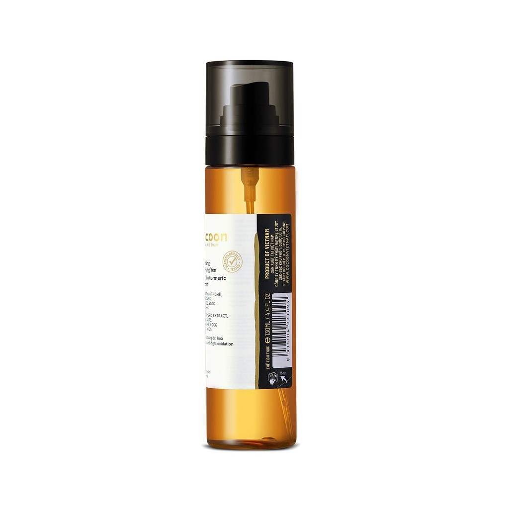 Xịt Khoáng Nghệ Hưng Yên Cocoon Turmeric Face Mist giúp sáng da và ngăn ngừa oxy hóa 130ml