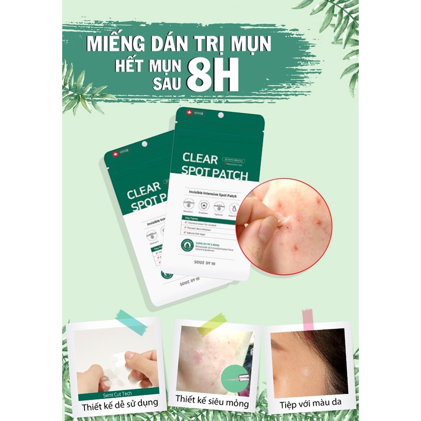 Miếng Dán Mụn Some By Mi 18 Miếng Clear Spot Patch