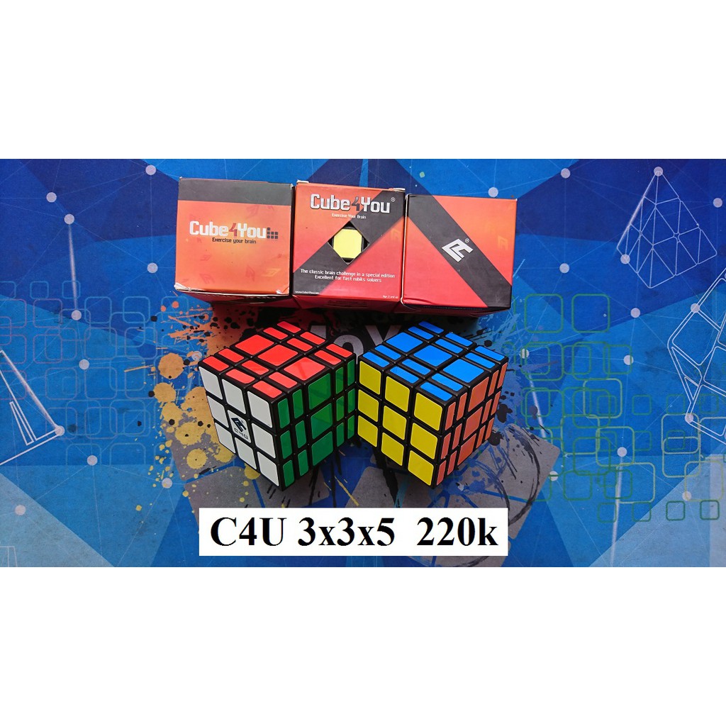 Rubik C4U 3x3x5m 3x3x7, Giagminx Cổ Và Hiếm Dành Cho Nhà Sưu Tập Rubik