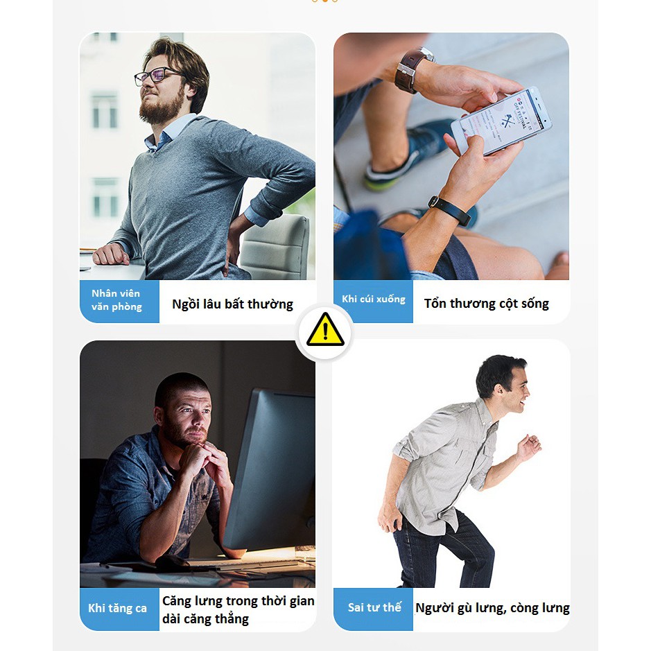 ✈️ Đai chống gù lưng điện tử thông minh dùng cho người lớn trẻ em