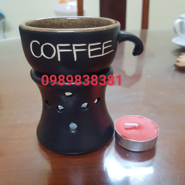 Bộ hâm nóng cafe bằng nến