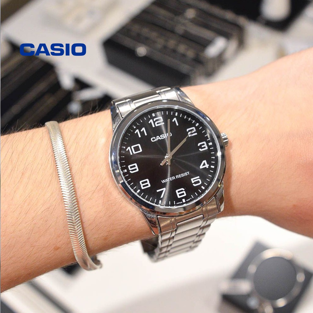 Đồng hồ nam CASIO MTP-V001D-1BUDF chính hãng - Bảo hành 1 năm, Thay pin miễn phí