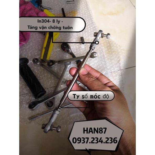TY MÓC SỐ ĐỘ CHO R15 v3 GSX150 BANDIT150 - size 8mm cốt to đẹp