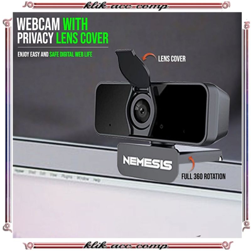 Webcam A75 Hexa 1080p Cho Laptop / Pc