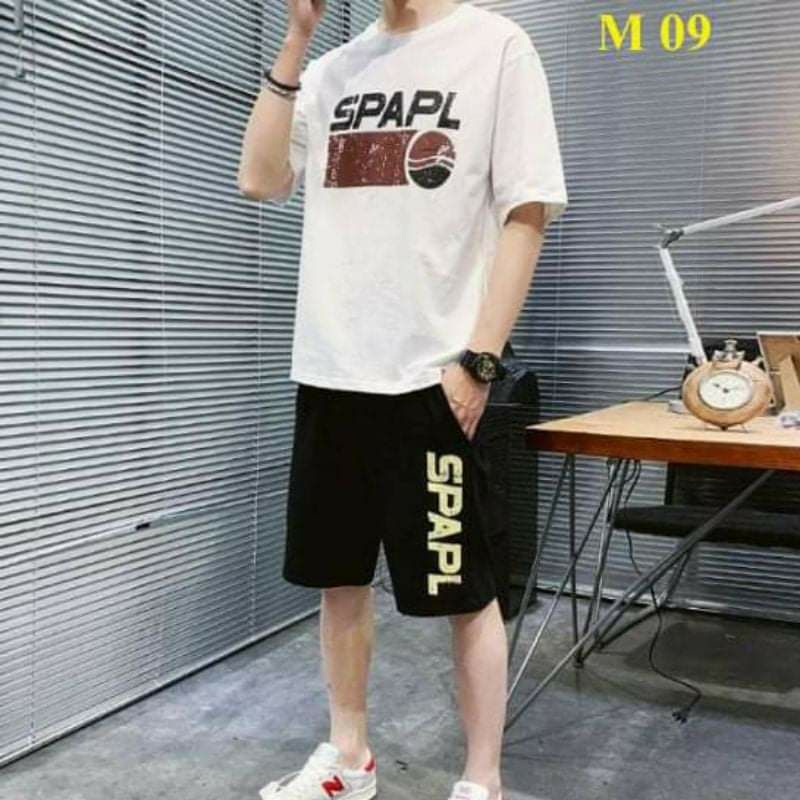 Đồ bộ thể thao nam mùa hè cộc tay vải thun lạnh, bộ quần áo mặc nhà đủ size S-->xxl