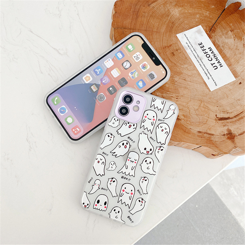 Ốp lưng điện thoại bằng TPU mềm hình Totoro hoạt hình cho IPhone 12pro max 12mini 11Pro Max XS Max XR SE 2020 7 8 Plus | BigBuy360 - bigbuy360.vn