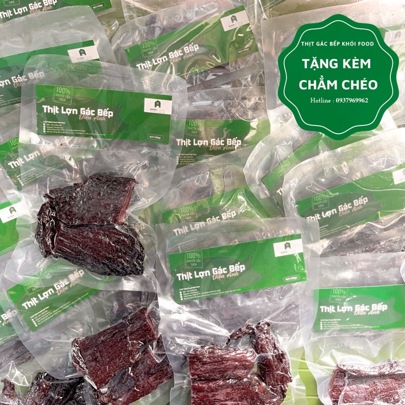 Lợn gác bếp Khói food gói 200gram [Tặng chẳm chéo]