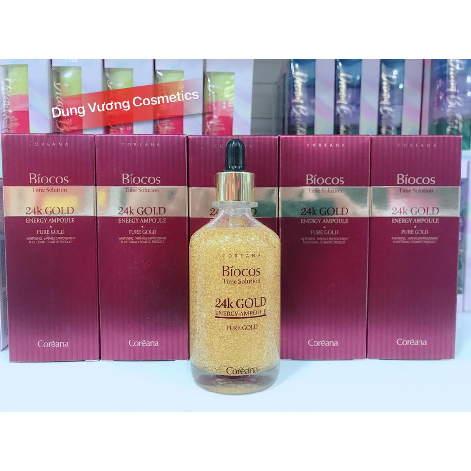 Tinh Chất Vàng Biocos 24k Gold Energy Ampoule PureGold 100ML