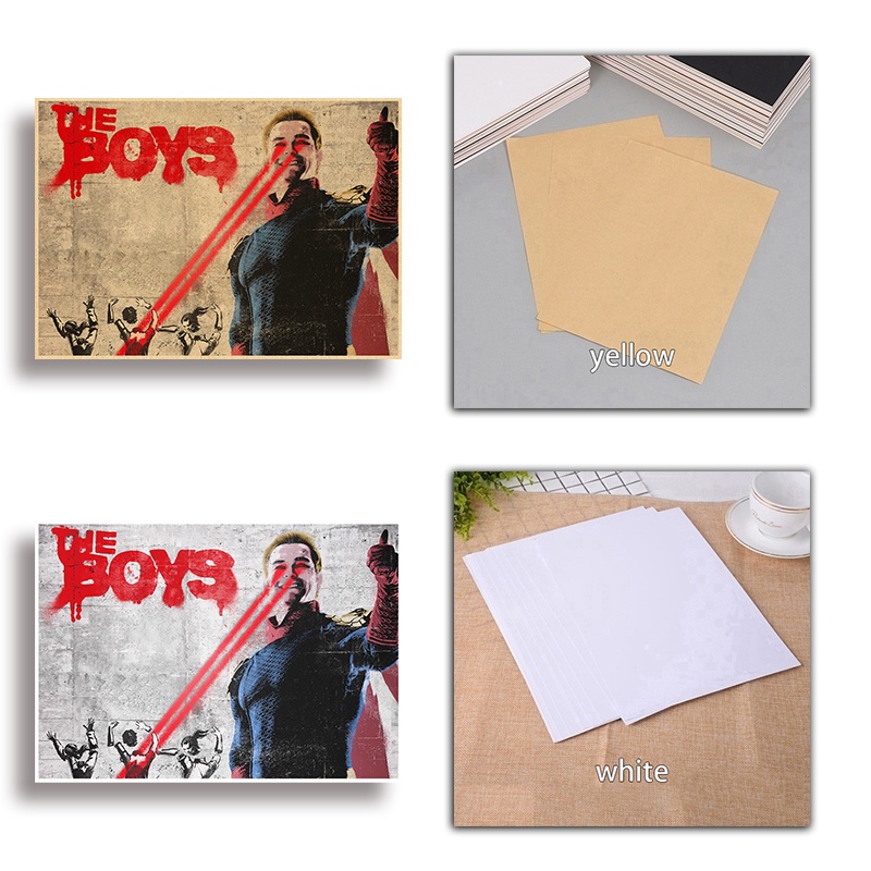 Poster Dán Tường Hình Siêu Anh Hùng tv series the boys Phong Cách retro
