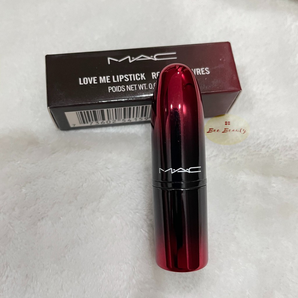 Son lì M.a.c love me lipstick rouge à lèvres Màu 423 E for effortless 1.8g sắc đỏ quyến rũ và mê hoặc