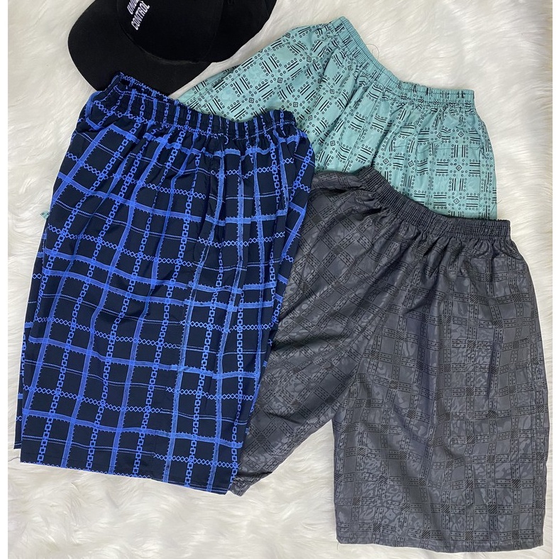 Quần Short Nam Sọc Kẻ Caro Mặc Nhà Cotton Nhiều Màu HL BASIC