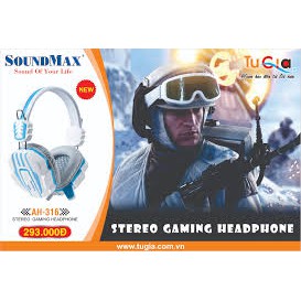 Tai Nghe SoundMax AH-316 (chính hãng) headphone Soundmax