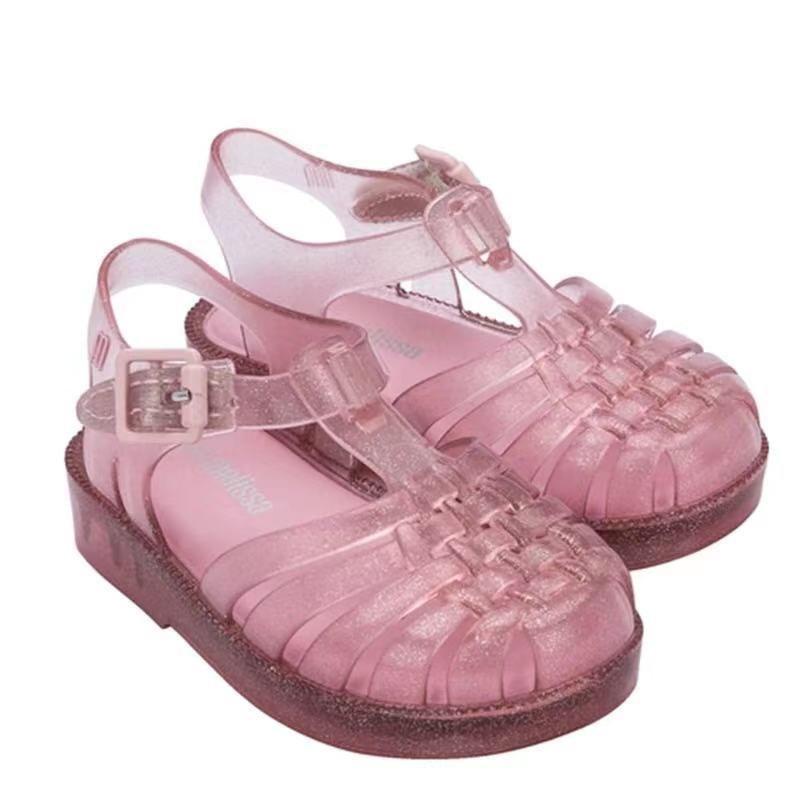 SANDAL NHỰA THƠM MELISSA MẪU GIỌ HỒNG CHO BÉ GÁI SIZE TỪ 23 ĐẾN 30