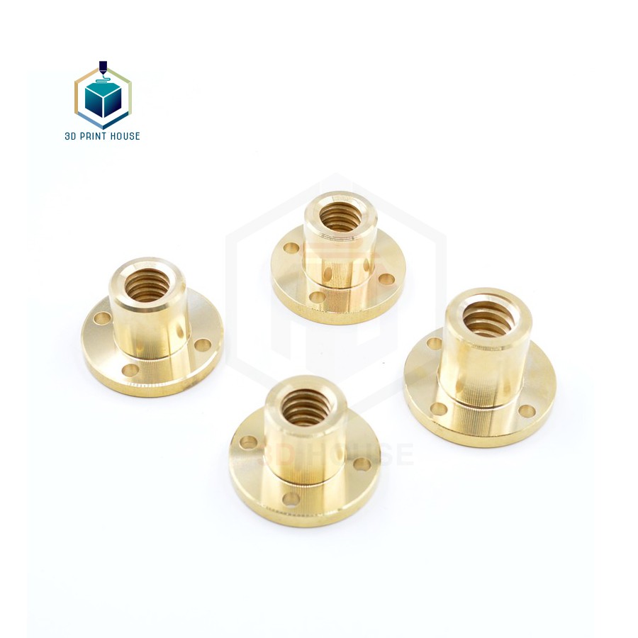 Đai Ốc Vitme T10 - 10mm Bước 2/4/8mm