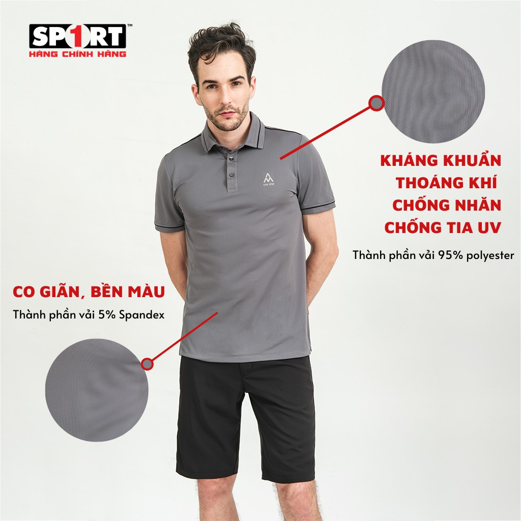 Áo Polo Nam AM SPORT1 Ngắn Tay Cao Cấp PLV03