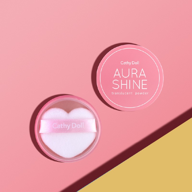 Phấn phủ trong suốt sáng da Cathy Doll Aura Shine Translucent Powder 4.5g | BigBuy360 - bigbuy360.vn