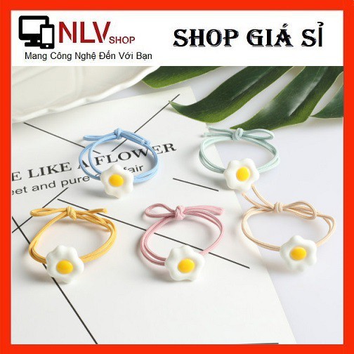 Dây Cột Tóc Hình Trứng Ốp La Siu Yêu