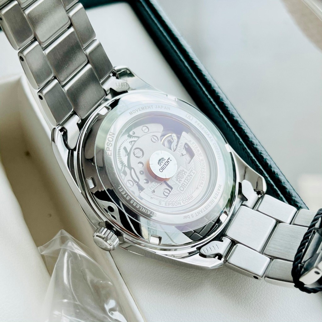 Đồng hồ nam dây thép ORIENT RA-AR0002B10B chính hãng - Kính Sapphire - Automatic - Open heart