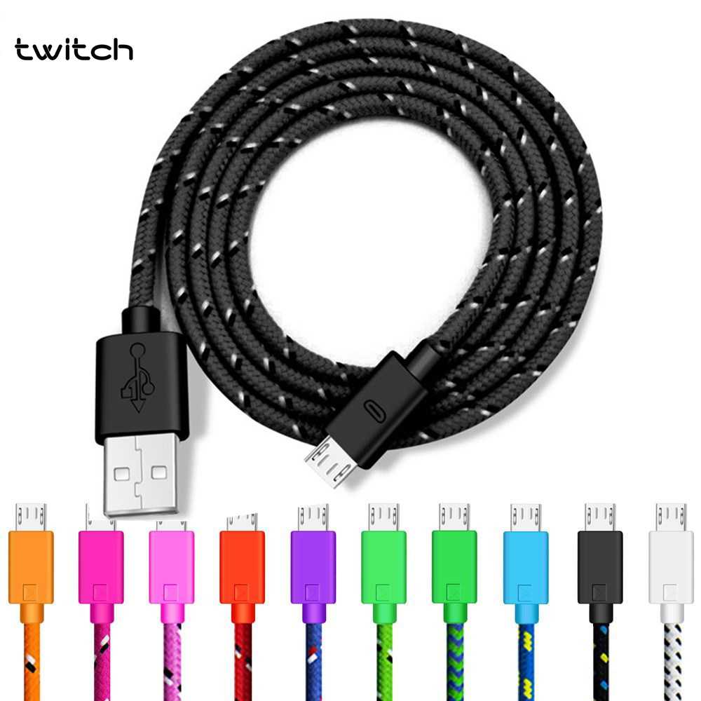 Dây Cáp Sạc Twitch Cho Điện Thoại Samsung Xiaomi Huawei HTC LG Micro Usb