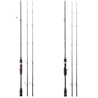 Cần câu lure máy đứng, máy ngang Leader 2 ngọn L và ML