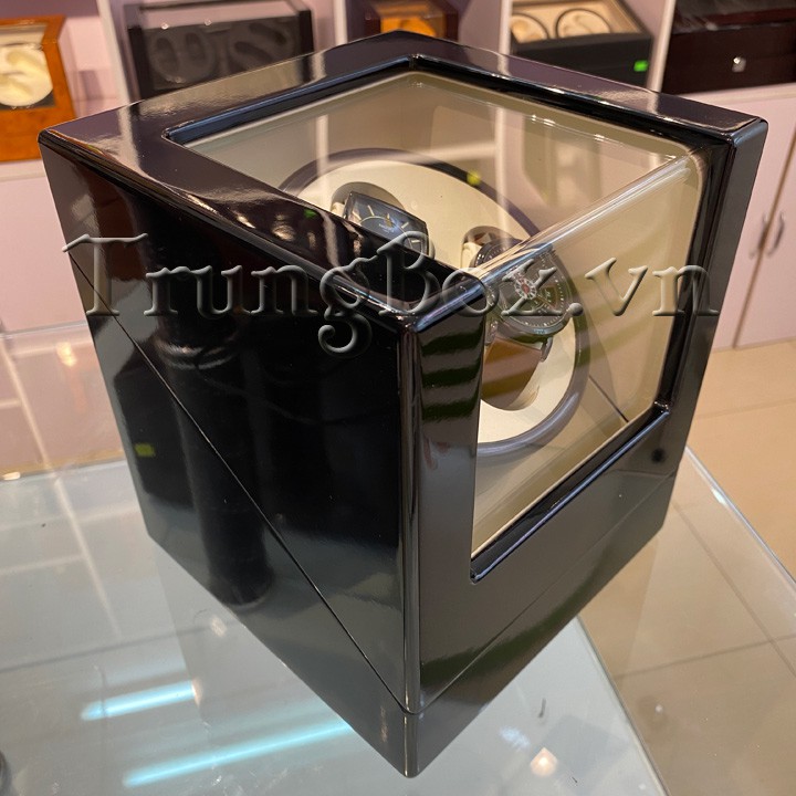 Hộp Đồng Hồ Cơ 2 Xoay Vỏ Gỗ Sơn Mài - Mã 820BW | Hãng SAIKE